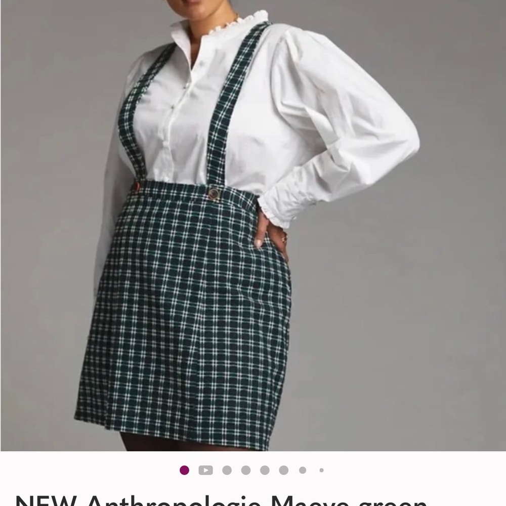 Maeve Anthropologie Pinafore skirt - Picture 14 of 15